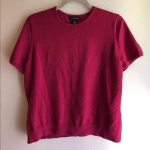 Pink sweater t shirt